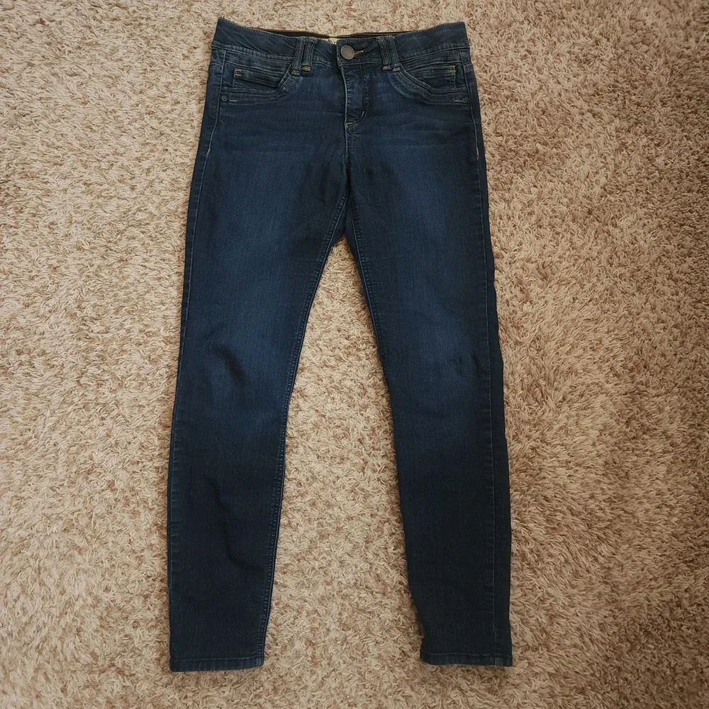 Democracy Skinny Jeans Womens 6 Dark Wash Ab Solution‎ Stretch B1248BBXX